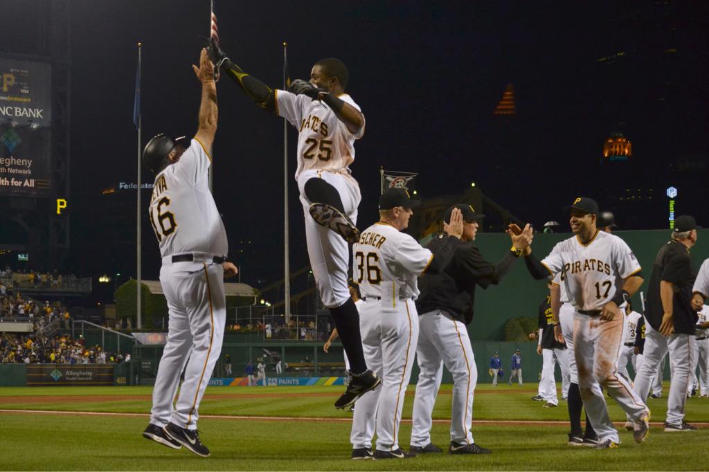 Pirates's tweet photo. #RAISEIT http://t.co/ZoYa9La13S