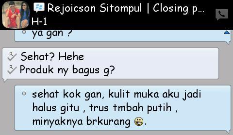Testimoni dari recajson
Mau seperti wahilda yukk invite pin:2A787D3B