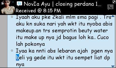 New Testimoni! Yuk order mumpung lagi ada promo.. Invite pin BB: 2A787D3B / call : 085777655153