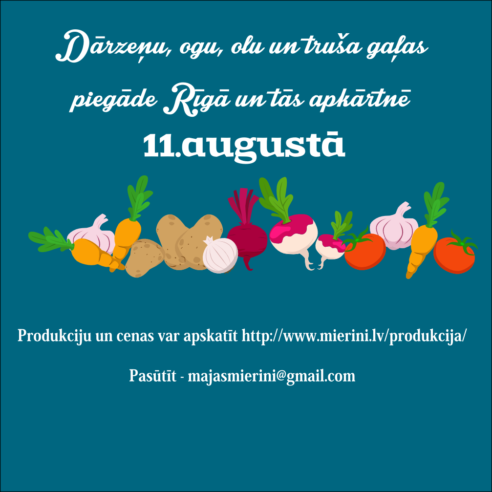 Izvēlies mierini.lv/produkcija/ un pasūti majasmierini@gmail.com