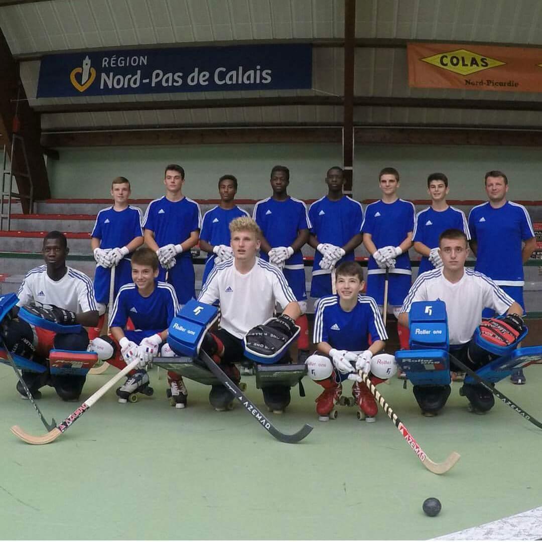 Équipe de France U17 en préparation.