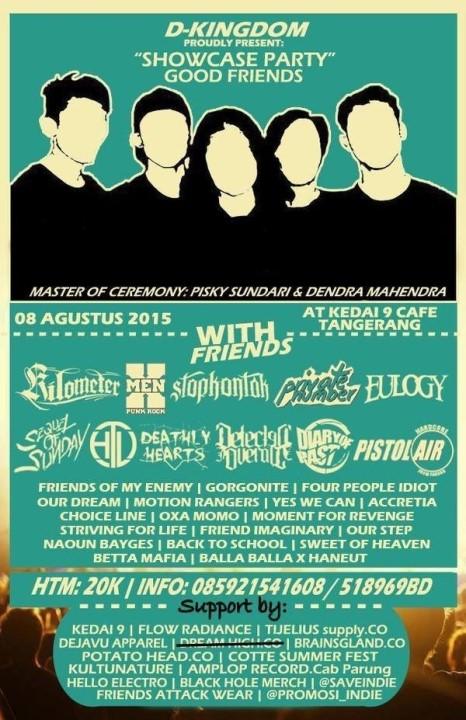 Selamat siang ;)
jangan lupa ya malam ini X-MEN main di Kedai 9 Tanggerang jam 9 pm. see you :D