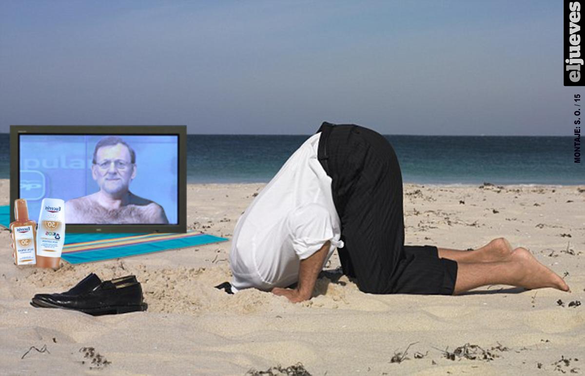 eljueves's tweet photo. Mariano Rajoy retoma sus vacaciones http://t.co/mxLxFVhg6y