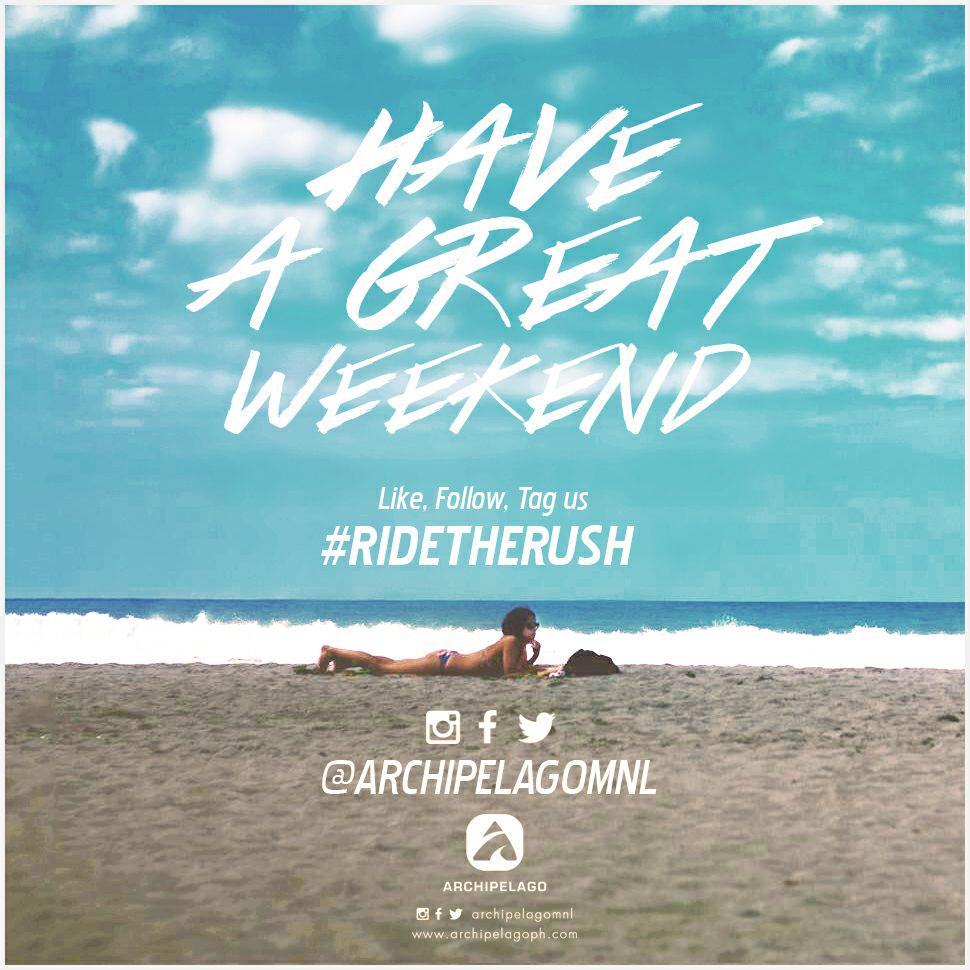 archipelagomnl's tweet photo. Happy surfing!! #ArchipelagoMNL #SurfWeekend #RideTheRush #Surfing http://t.co/plGGV9qy7V