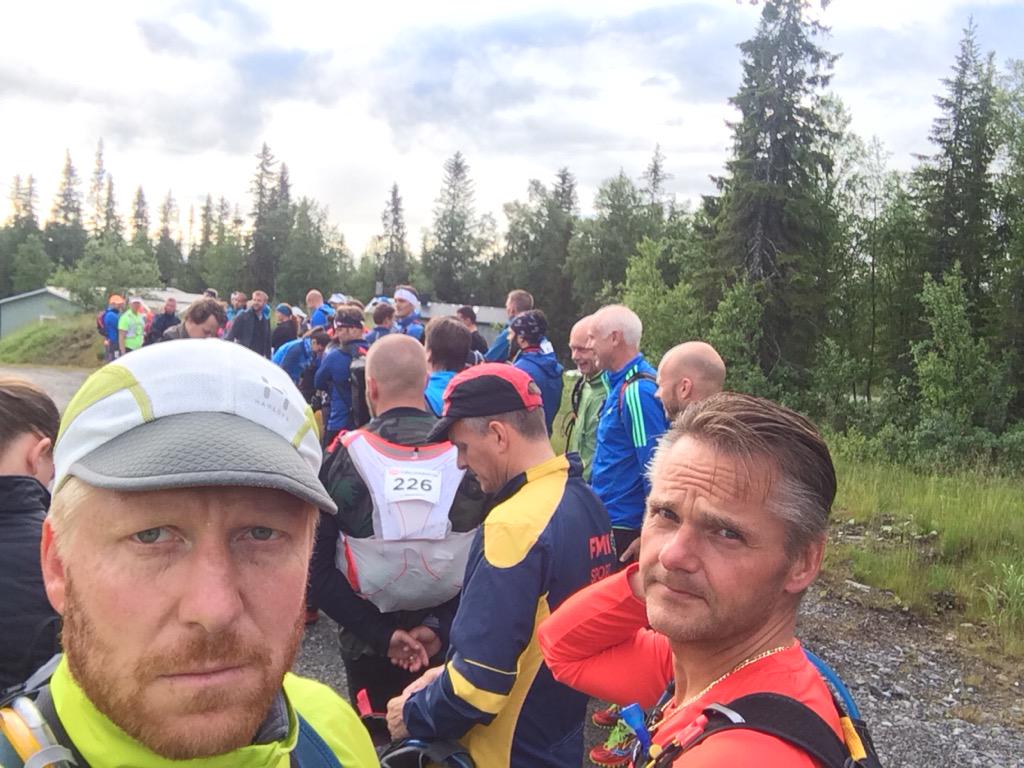 På väg mot start! #fjallmaraton #trillevallen