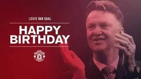 Happy Birthday Meneer Louis van Gaal. Who turns 64 today. Birthday present 3 poin dari anak asuhmu nanti malam ya 