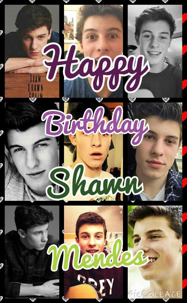    Happy Birthday   Shawn Mendes 