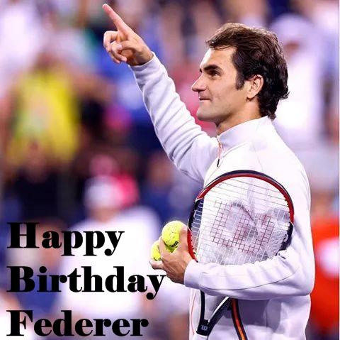 Happiness & love & smile... Happy Birthday Roger Federer 