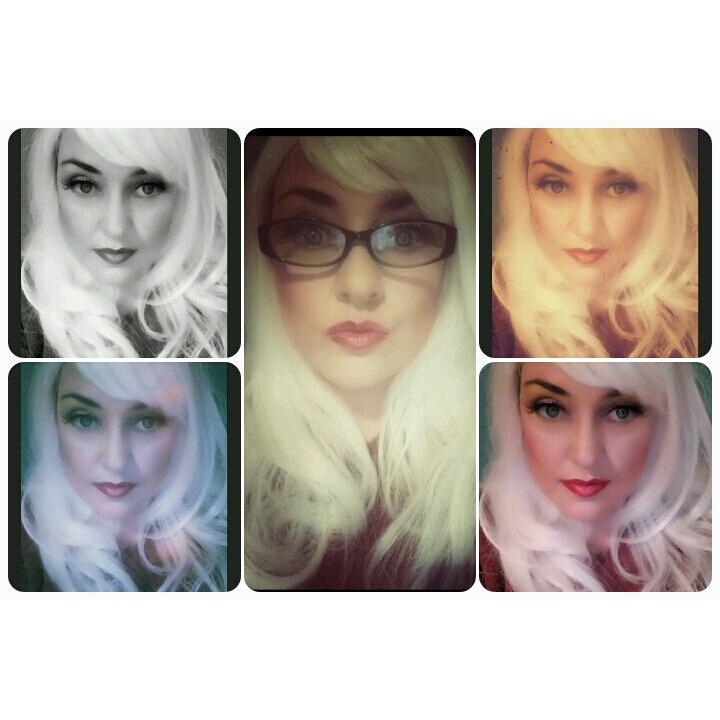 JesCrane's tweet photo. Fun with wigs and filters. #makeup #makeupartist #mua #funwithfilters #wigs #lashes #blondeforaday #naturalbrunette http://t.co/7HI4XbYhFi