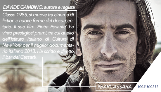 Il regista del #barcassarà : Davide Gambino! <a href="/storiediray/">Ray</a> ilbardelcassara.rai.it