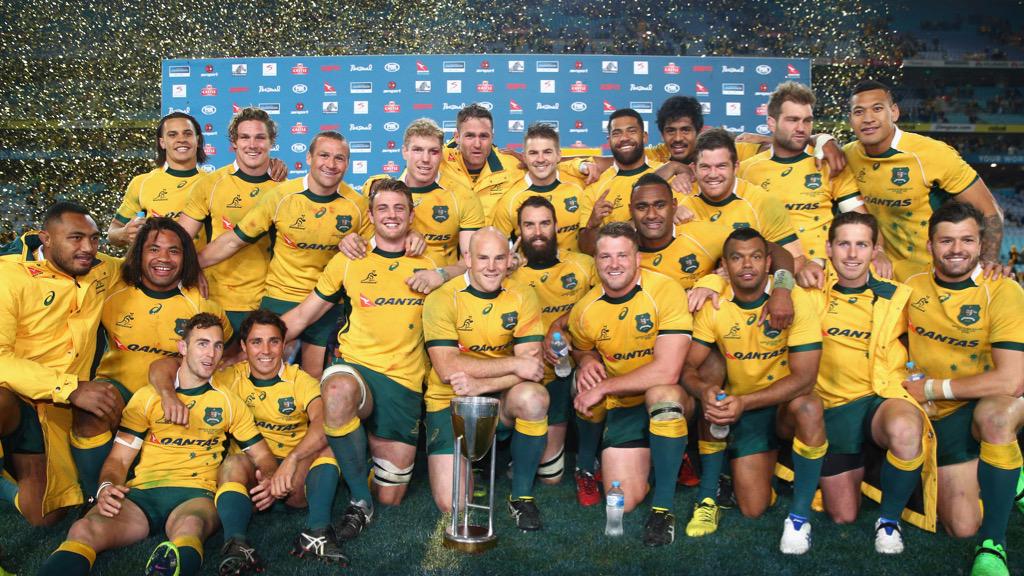 Big congratulations to the @Wallabies tonight! Such an inspirational win #TRC2015 #BledisloeCup #AUSvNZL