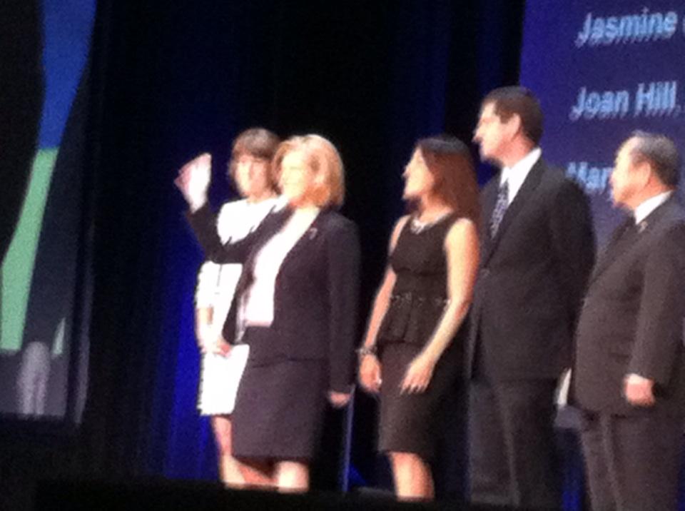 AADEinFL's tweet photo. #AADE15 our own Florida member @DonnaRyan serving as treasurer and a Fellow! Congrats and thanks for your service! http://t.co/W3l7cSupOP