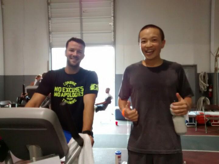 wch759's tweet photo. I am as tall as Cam Ward from the @nhlcanes when he sits on an exercise bike....and when I am standing on a chair. http://t.co/T2GjvGLXUC