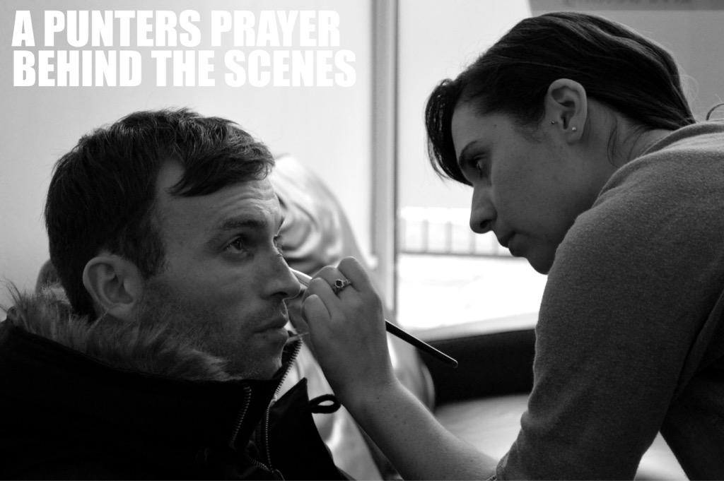 Kota_des's tweet photo. #BehindTheScenes #APuntersPrayer @actor_tommy #MakeUp #BetYourLifeOnIt #AlexEllisonMUA #RT http://t.co/j11qn96rhH