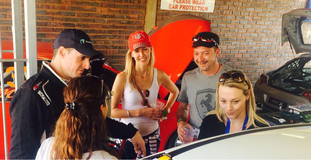 SAGTRacing's tweet photo. Awesome to have @F1sasha paying a visit to #NPCC05 pits with @gformato19 http://t.co/GeZh3p1A3G