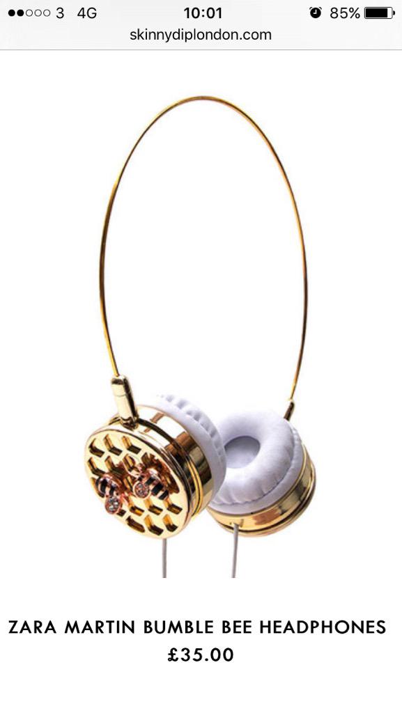 Behold the headphones of beauty @SkinnydipLondon #thewildcollection 😍🐝🐍🐱