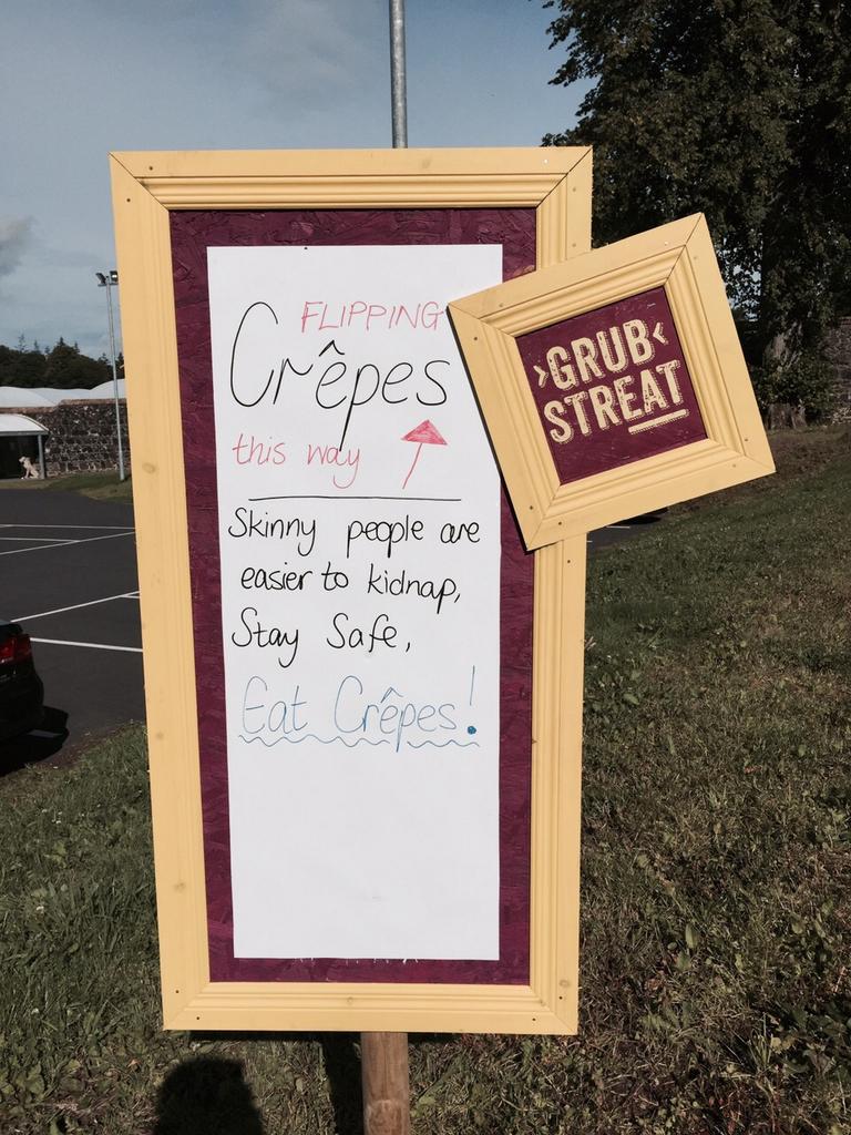 All ready to go at #NIOpen ⛳ #grubstreat <a href="/ProjectSFB/">ProjectSFBGrubStreat</a> #flippingcrepes #sweetcrepes #nutella