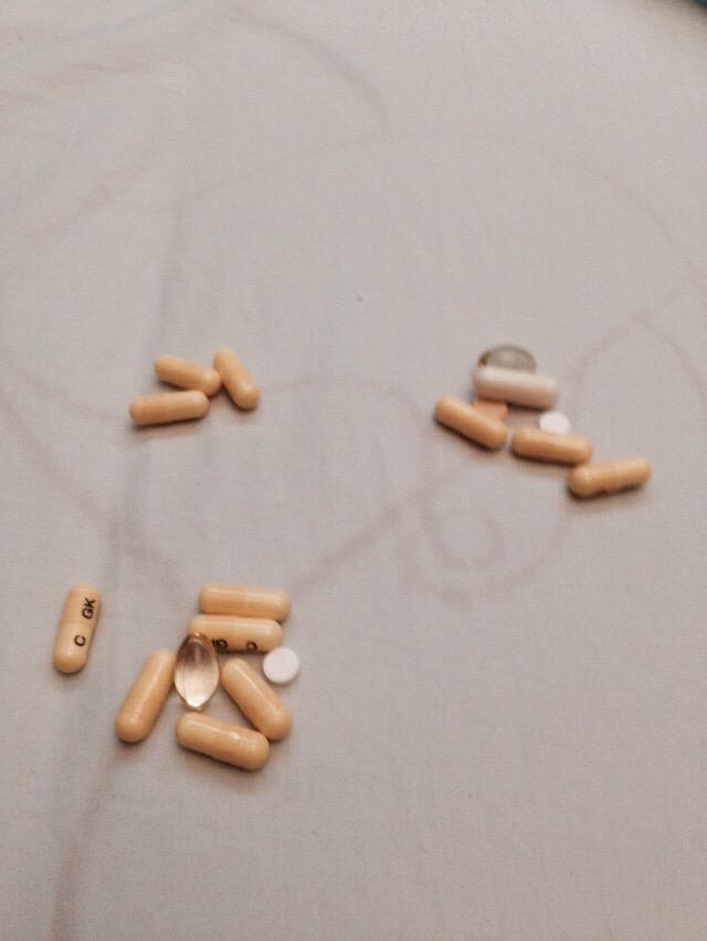 shiftms's tweet photo. Going away for one night and here's the amount of drugs I have to take with me #irattle #stupidms http://t.co/Hiwj2IaVOK