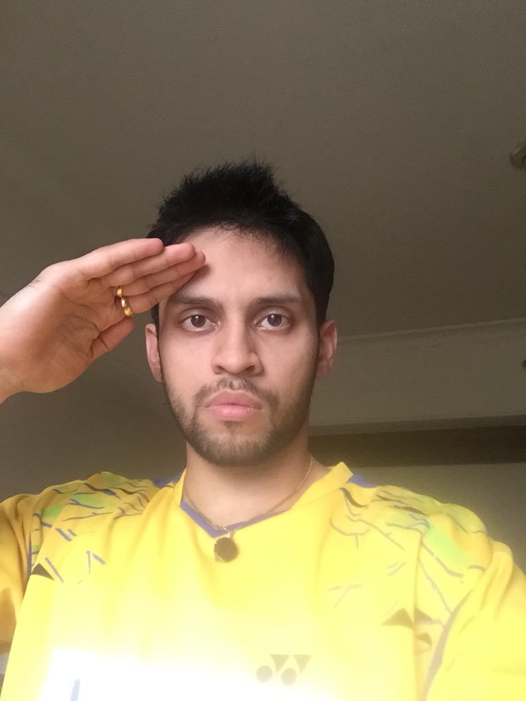 parupallik's tweet photo. @NSaina #SaluteSelfie #IndianArmy Salute to the real heroes! http://t.co/MLFzeMeiOd
