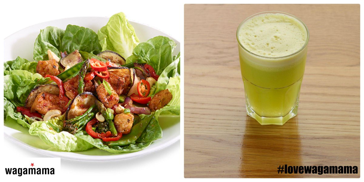 having a healthy saturday? skip the greasy brunch and join us for a super healthy warm tofu chilli salad &amp; juice