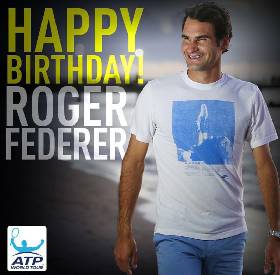 Today is Roger Federer\s 34th birthday! In name of and all the fans: HAPPY BIRTHDAY ROGER FEDERER! 