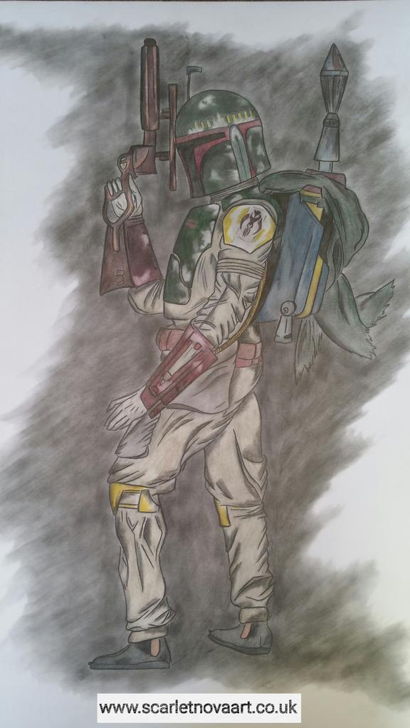 ScarletNovaArt's tweet photo. 12" by 16" #bobafett #StarWars #bountyhunter #HesNoGoodToMeDead #PutCaptainSoloInTheCargoHold #ScarletNovaArt #art http://t.co/inX2ohXd3b