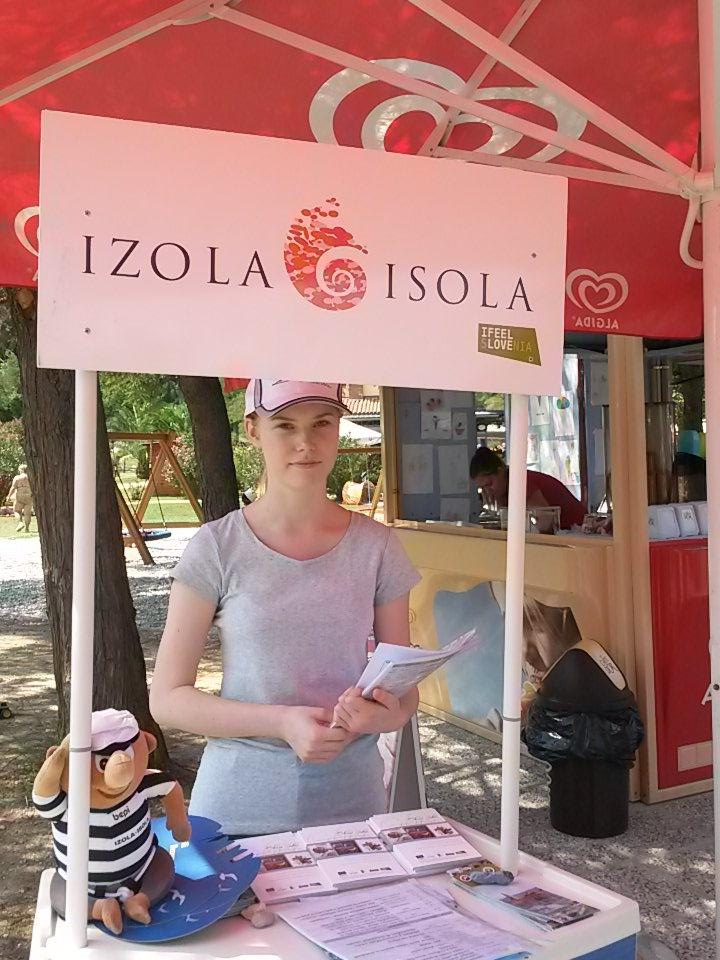 TZIzola's tweet photo. TIC na plaži v San Simonu. Jutri bomo prisotni na plaži Svetilnik. #otokdoživetji @radiocapris @SloveniaInfo http://t.co/51jg89pwO6