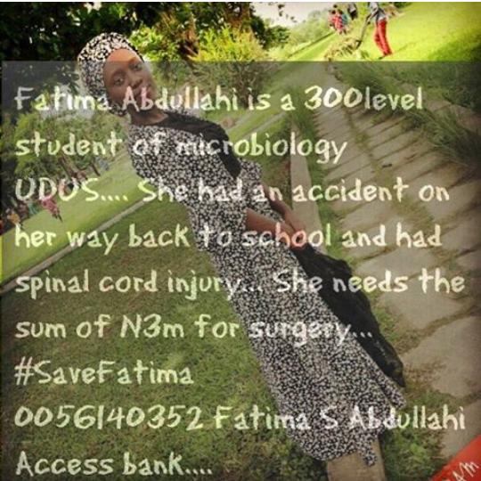 phakooh's tweet photo. "@Diced_Peaches: #SaveFatimaAbdul #SaveASoulToday @sadytaheer @fulaniKid @Gwaggo01 @MohBawa @malam_iro @mangham067 http://t.co/bNpNWadqKq"