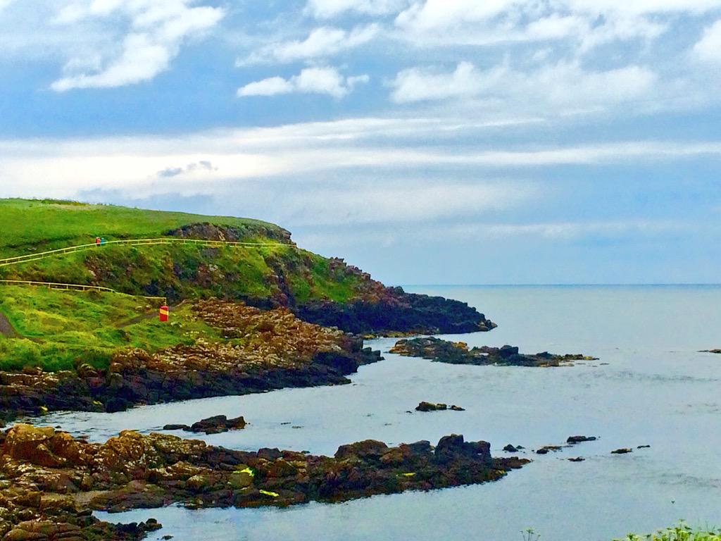 TeamStRoberts's tweet photo. And Mr.L thinks Yorkshire has the best views! Surely it has to be all about Ireland!🍀 #lookatthatcoast #lushview http://t.co/ycBiXWojUE
