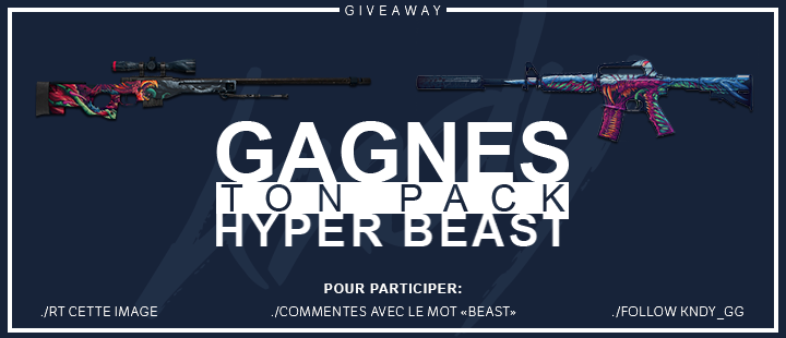 GuillGN's tweet photo. #Concours Gagnes ton pack Hyper Beast !

RT ce tweet
Follow @KNDY_GG 
Commentes Beast

(cc @ChelxieLive @Mickalow_ ) http://t.co/iZr09sP6nx