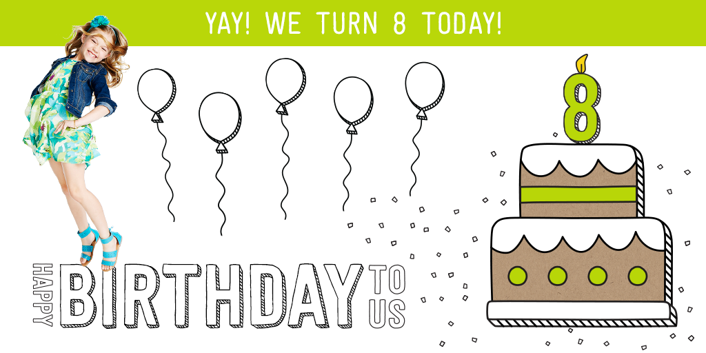 Crazy8's tweet photo. It's our birthday today! Our treat to you, today only, $8.88 jeans!   http://t.co/RhBErlnzyx #happybirthday #sale http://t.co/lRTIerwp52