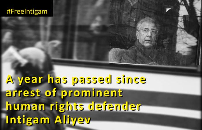 Khadija_Ismayil's tweet photo. Anniversary of @IntigamAliyev's arrest #FreeIntigam #humanrights #Azerbaijan @hrw @amnesty http://t.co/GKsCt5qxAa http://t.co/XdfmbXX0tz