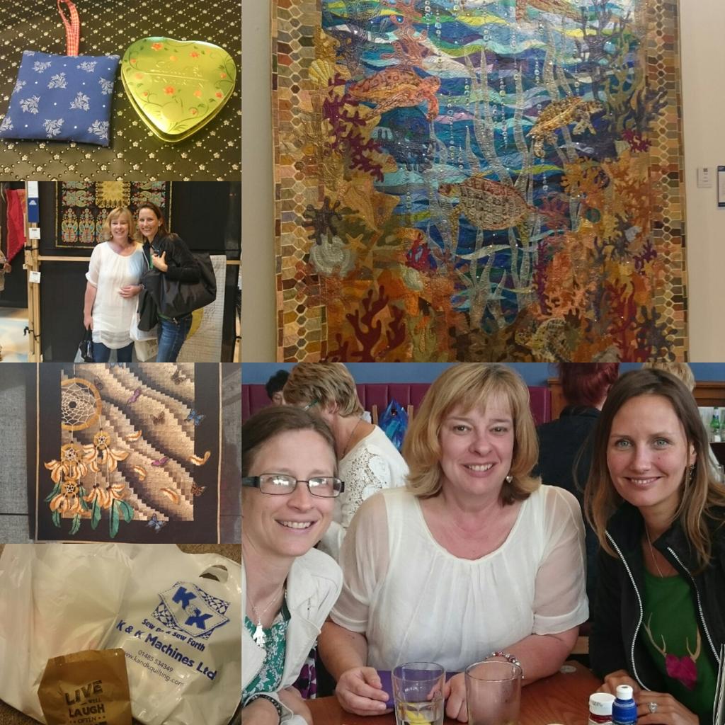 Creative_Acc's tweet photo. Had a lovely day with friends at #thefestivalofquilts yesterday!! http://t.co/BJiV5qyg8X