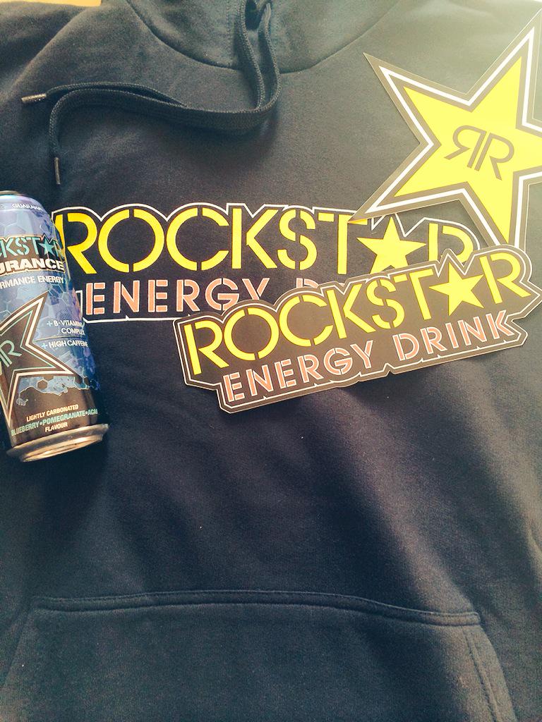 TinTopsuk's tweet photo. Had some awesome @Rockstar_Energy kit delivered today. Going on a stickerbomb rampage thanks to my fav energy drink! http://t.co/mdfWKn5M7F