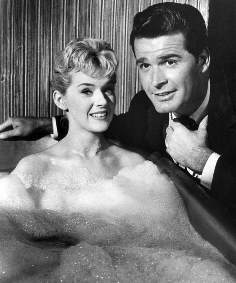 Happy birthday Connie Stevens, 77 today: Rock-a Bye Baby, then mostly TV - here with James Garner in Maverick 