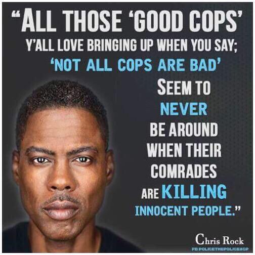 Bipartisanism's tweet photo. Chris Rock takes on "good cops." #ChristianTaylor http://t.co/XJHx7Uy8jK