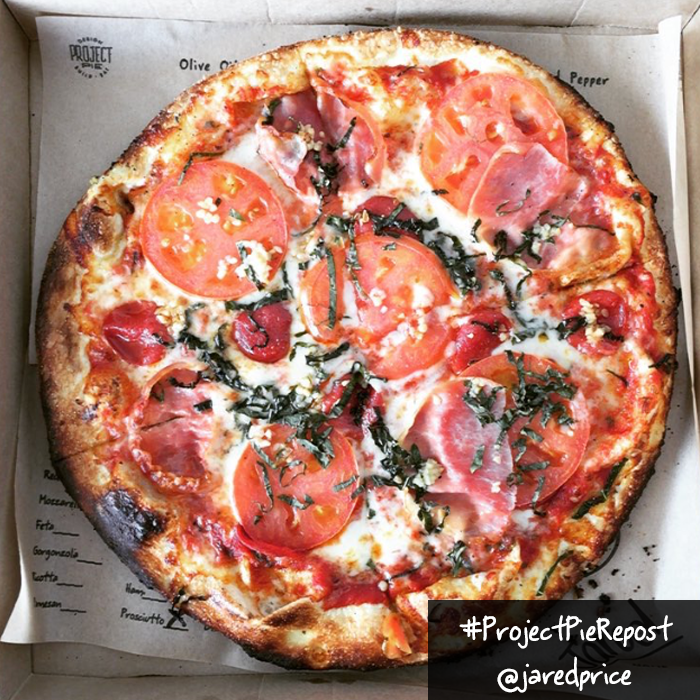 projectpie's tweet photo. #Fresh #basil and #tomatoes make for a great pie. #ProjectPie #PizzainProgress #ProgressinPizza #ProjectPieRepost http://t.co/wm7yVknthX
