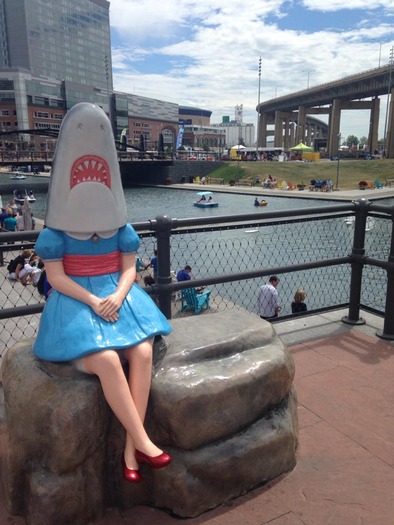 BuffaloGrlProbs's tweet photo. Hanging out with this beauty today. @sharkgirlbflo #canalside http://t.co/KjqKQi4DYN