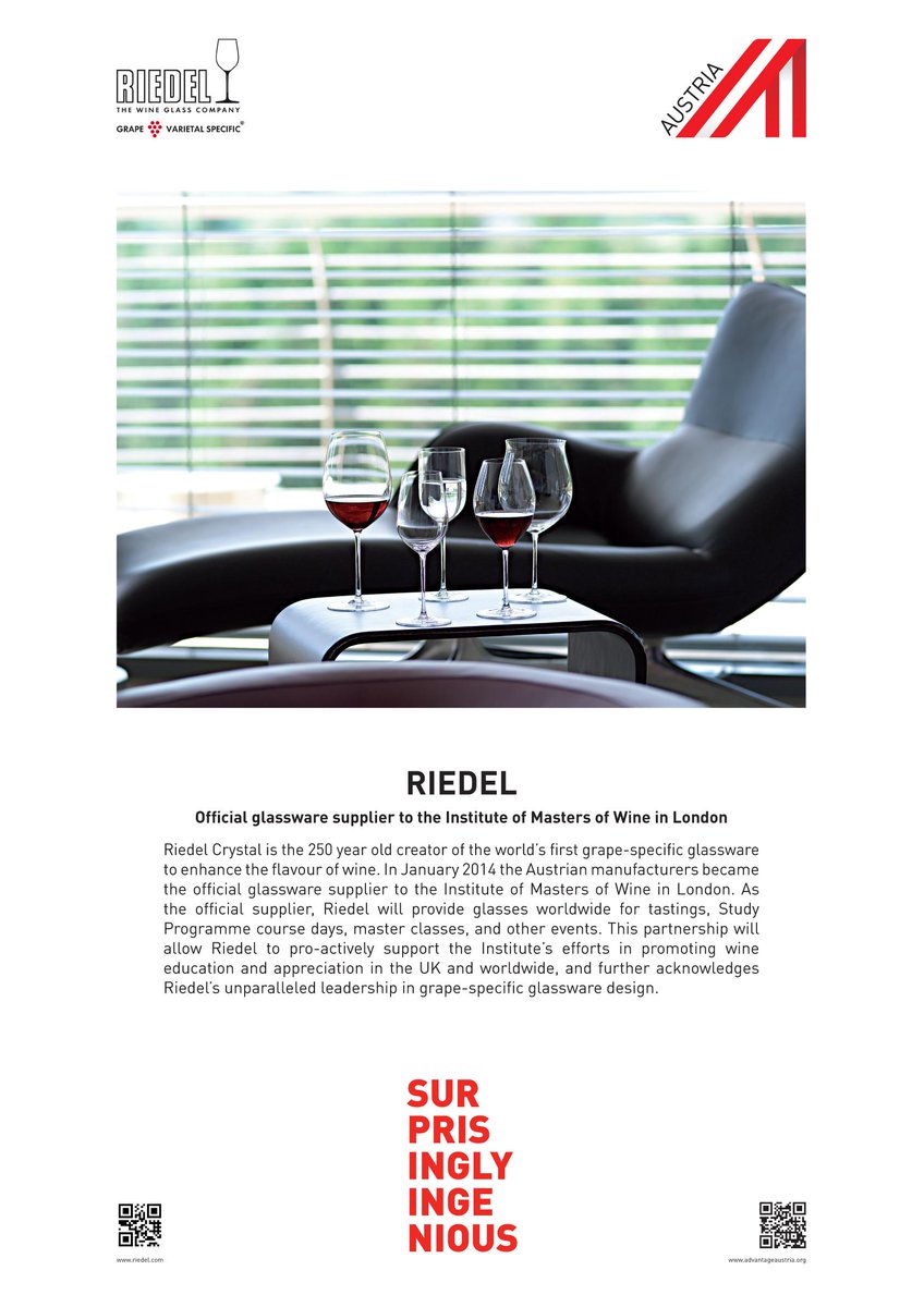 austria_in_UK's tweet photo. Double your #AustriaInUK comp chances: post pic of @AustrianWine in @RiedelUK glass http://t.co/P2Bgm9vXGr http://t.co/yDW1gP42RS