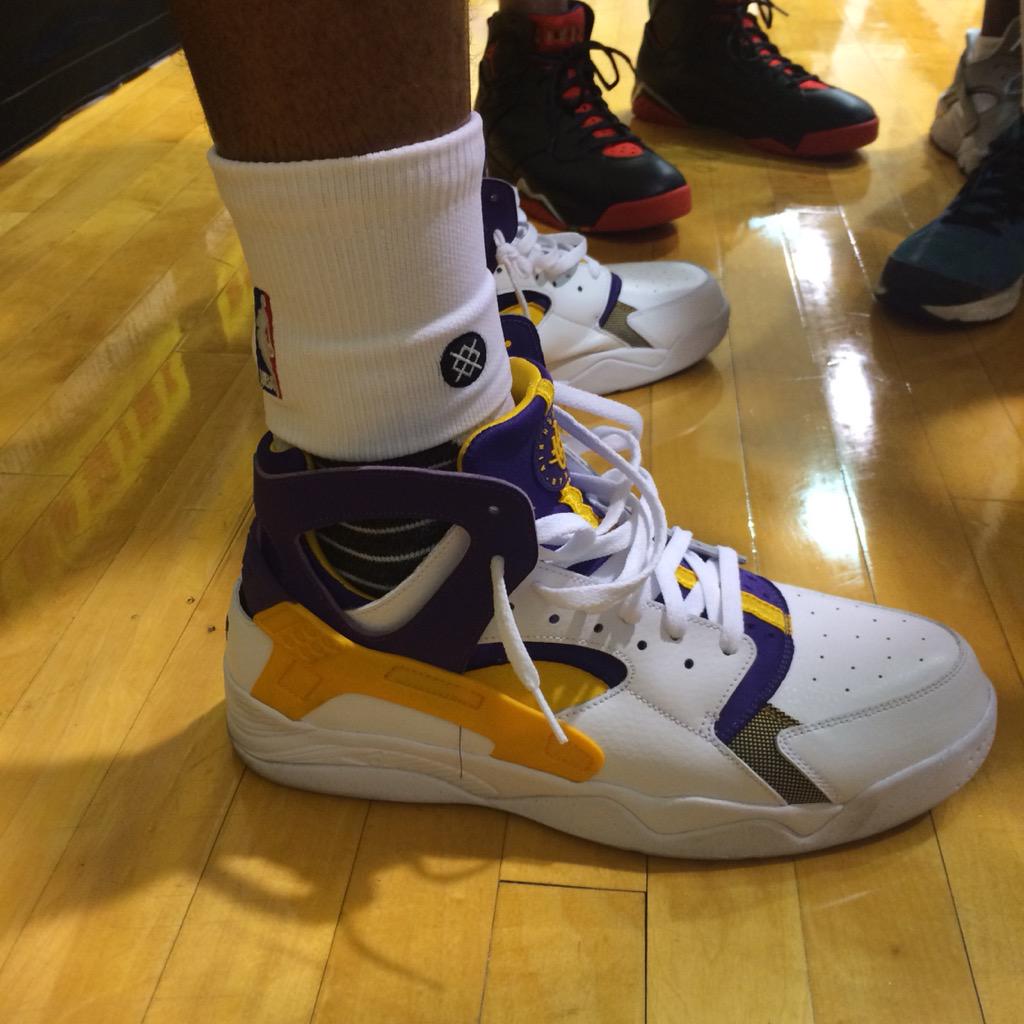 SLAM on Twitter: ".@Dloading wearing the Nike Air Huarache "Kobe" http://t.co/xL6CropKm3" / Twitter