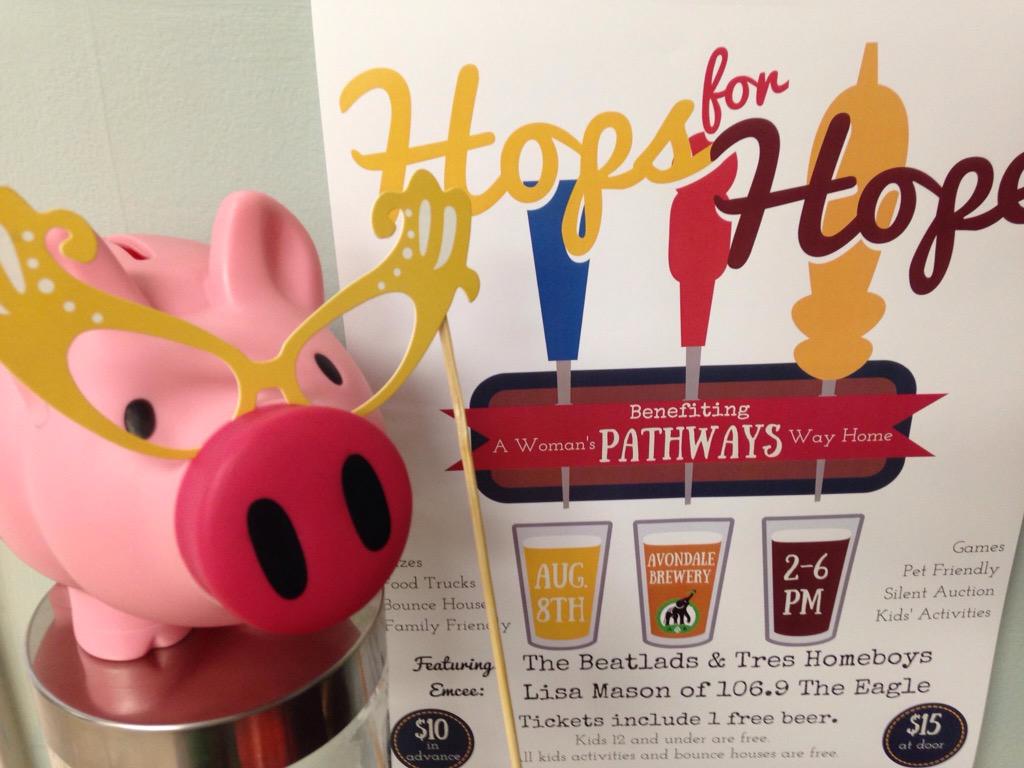 MmeKty's tweet photo. Excited! @pathways2change's Hops for Hope today @AvondaleBrewing in #Birmingham #nonprofit #fundraising #awareness http://t.co/KByavsEkeN