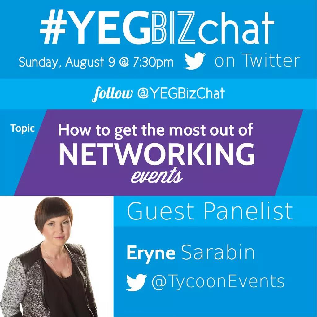 YEGBizChatEvnts's tweet photo. It's TOMORROW #yeg! Tune into @YEGBizChat &amp; use #YegBizChat to ask Q's!

Please help us retweet!
@YEGEvents #yegbiz http://t.co/C57TYzON1a