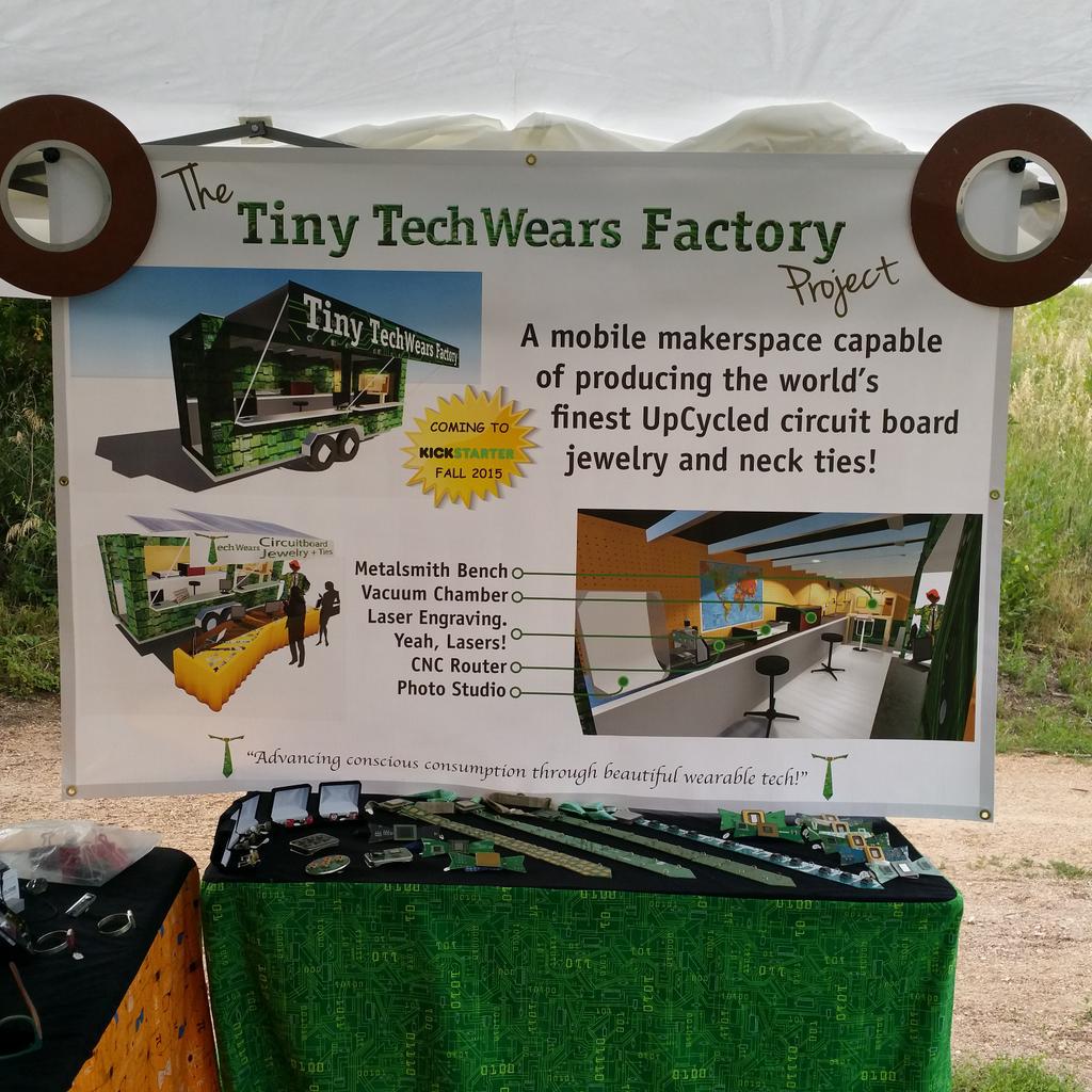 TechWears's tweet photo. HUGE banner announcing a TINY project. Coming soon to #Kickstarter! #tiny #techwears #factory #project http://t.co/fXb6fcazgi