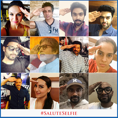 reliancegroup's tweet photo. Prominent personalities come together in support of our Armed Forces with a #SaluteSelfie. Join the movement. http://t.co/6e5KvBKMgf