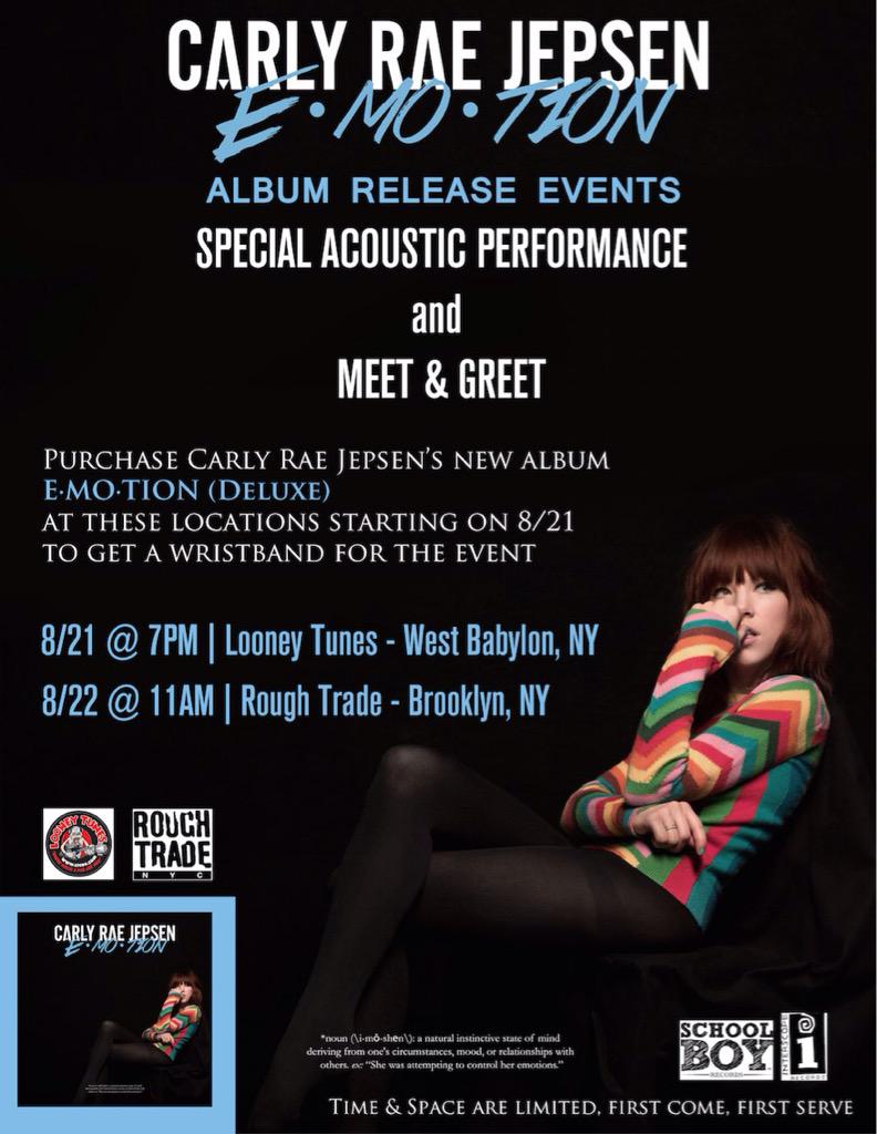 JepsiesOfficial's tweet photo. NY, this is your chance! #Emotion http://t.co/DMmtlg0vhS