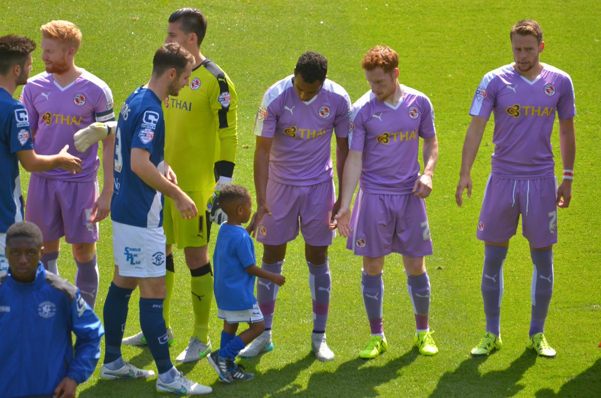 ReadingFC's tweet photo. 'African violet, we'll wear what we want,' is the chant from the Reading fans in the away stand. #URZ http://t.co/ECouZUzd2p
