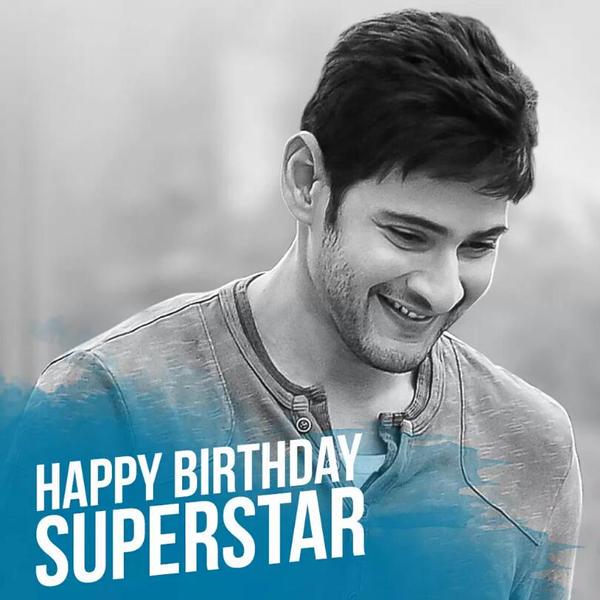 Wishing very happy birthday to superstar mahesh babu Anna ;)   