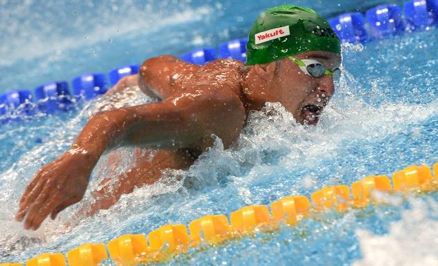 #swimming 100m Fly Men World Champion is <a href="/chadleclos/">Chad Le Clos</a>(RSA)(50:56)! Great job! #finakazan2015 #FINAworlds ph:R-sport