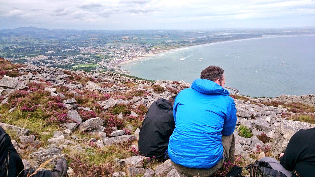HikersBlog's tweet photo. Great spot to watch the #FestivalofFlight today. Hello everyone far below in the crowds in Newcastle. http://t.co/eJvtfBuYD5