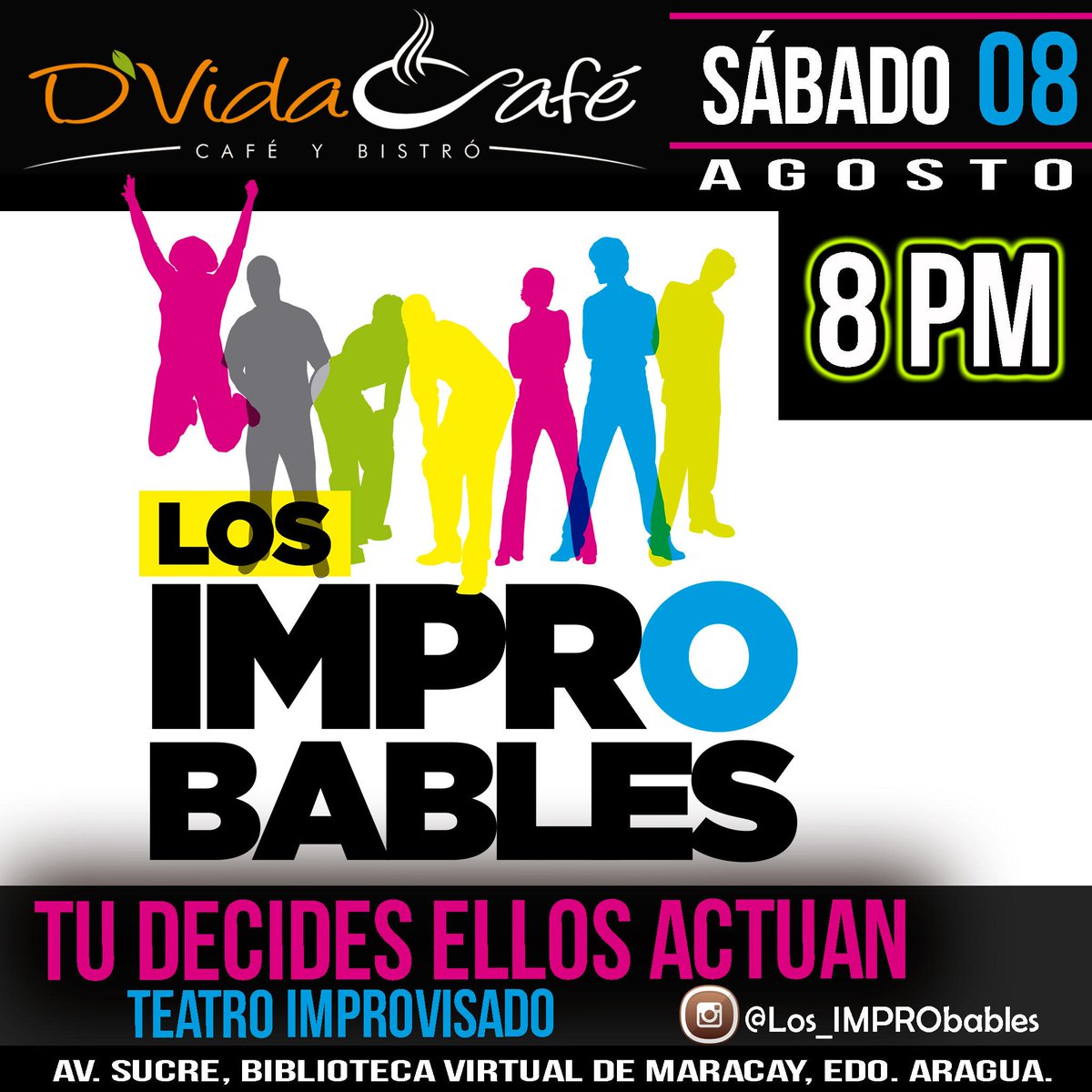DanielsCenteno's tweet photo. Hoy en @dvidacafe1 @LosIMPRObables TEATRO DE IMPROVISADO- 8PM @CABAA_Oficial @HidalgoReynaldo http://t.co/Tt2Cs4fWoF